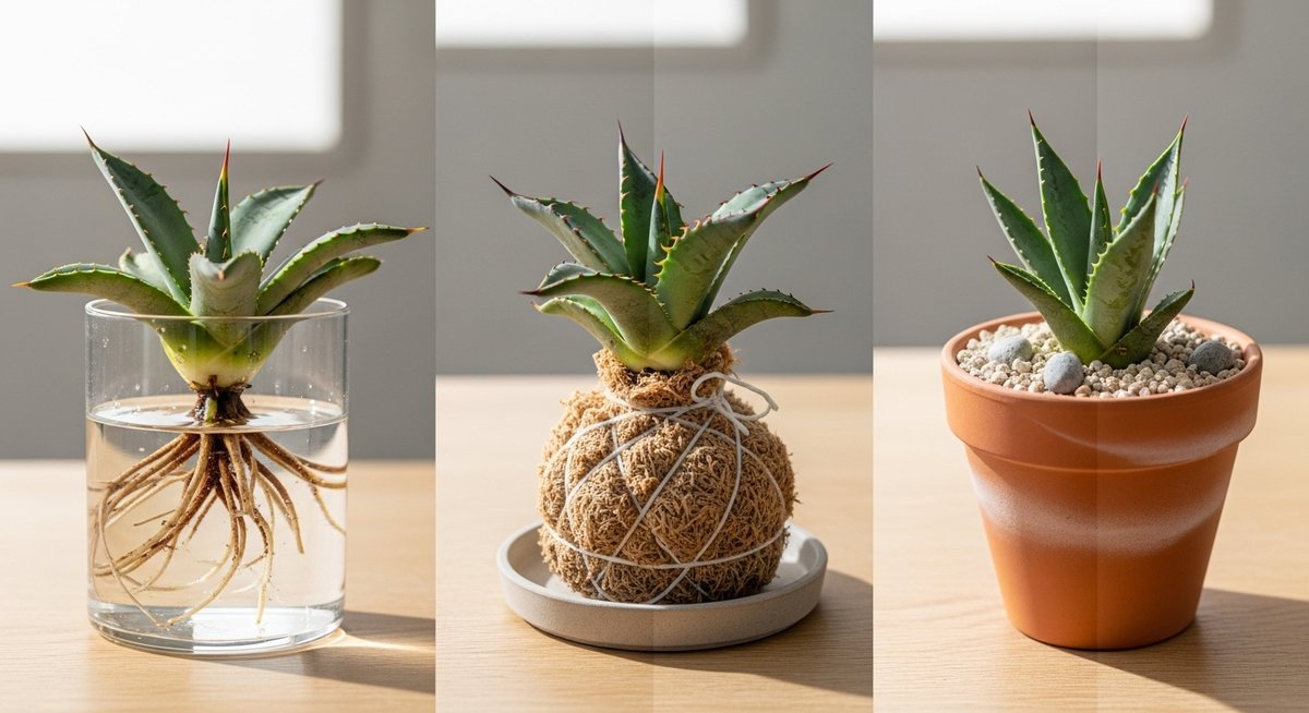 アガベ 発根管理