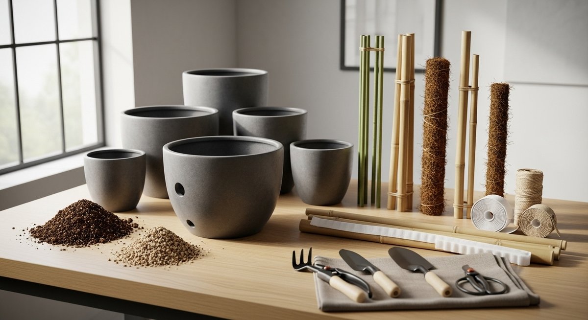 モンステラ 幹立ち