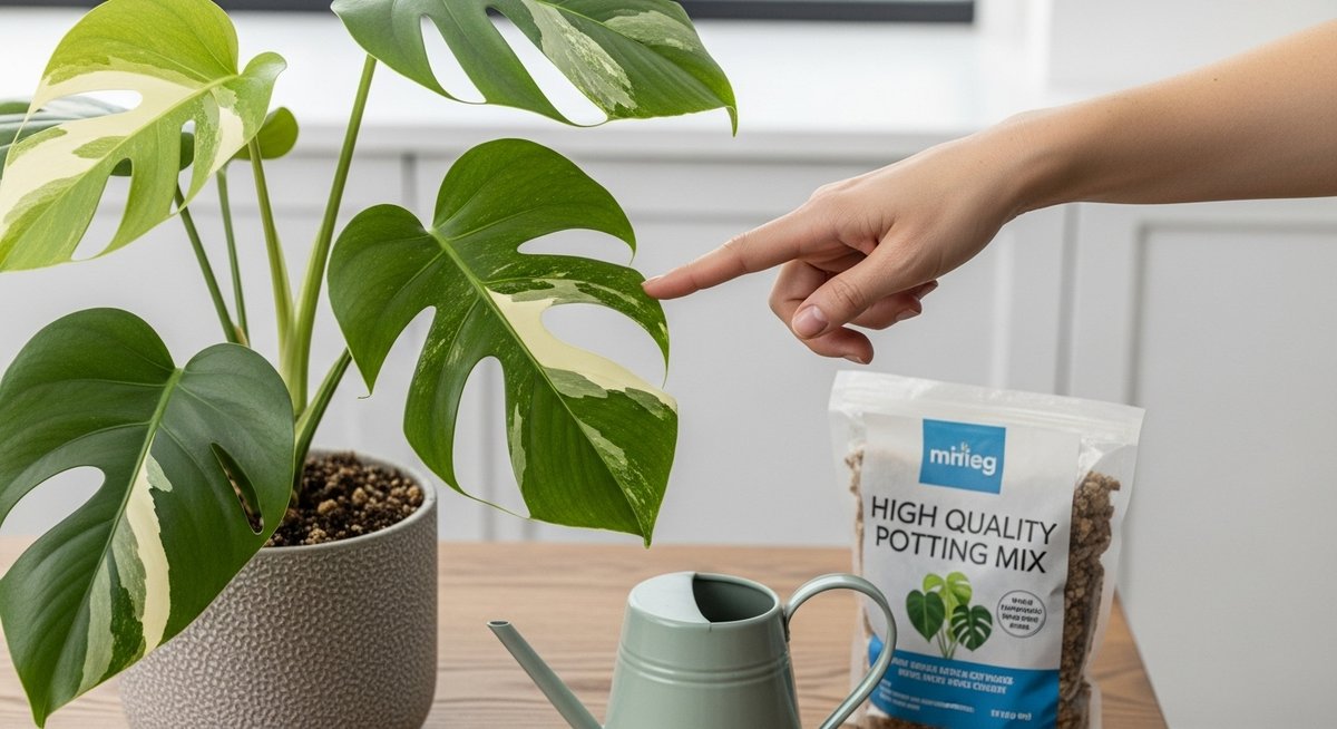 斑入りモンステラ育て方