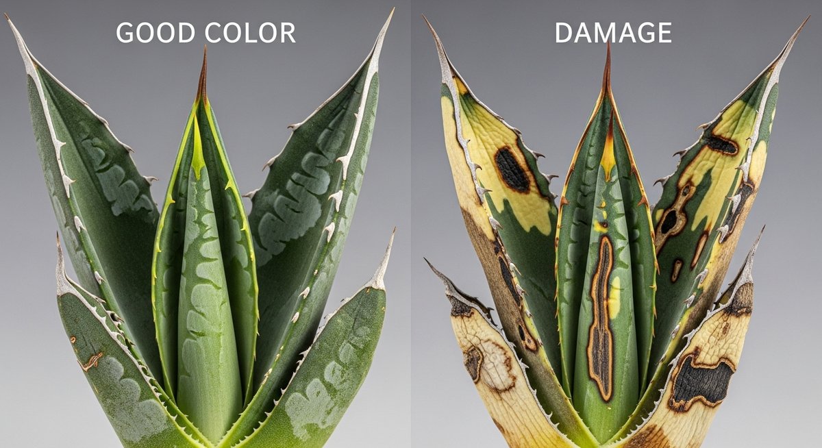 アガベ ストレス カラー