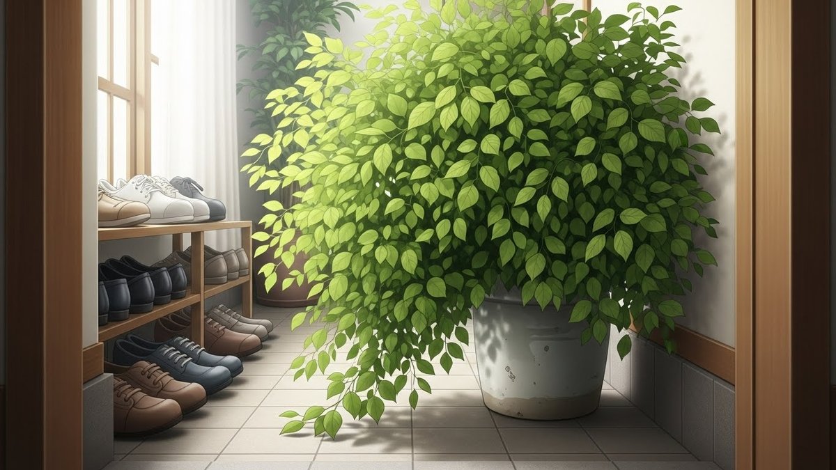 玄関に置いては いけない 観葉植物