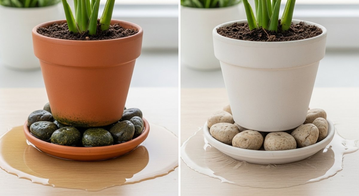 観葉植物 化粧石 デメリット