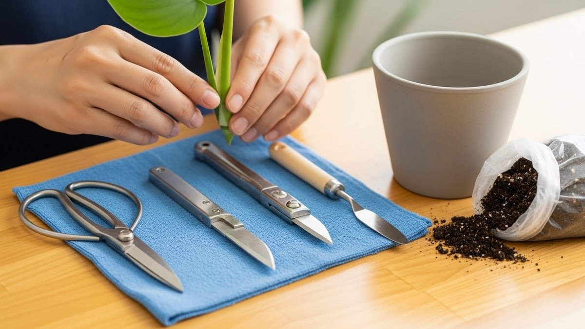 モンステラ 株分け 切る位置