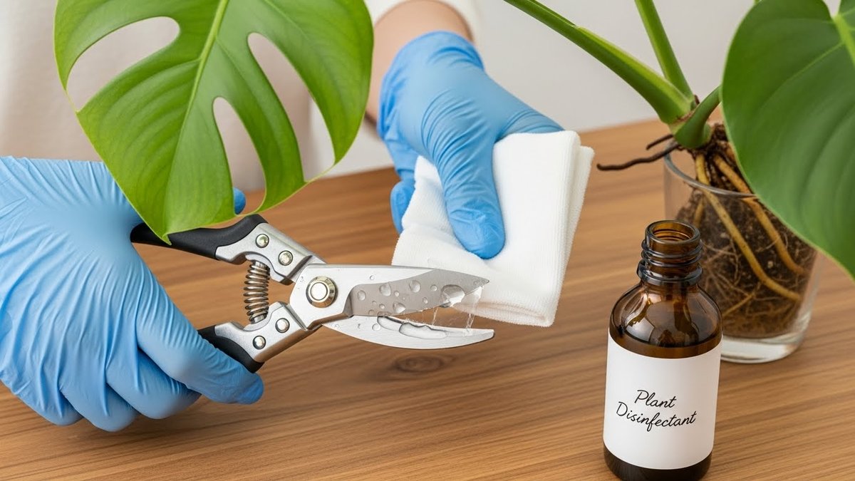 モンステラ 成長点