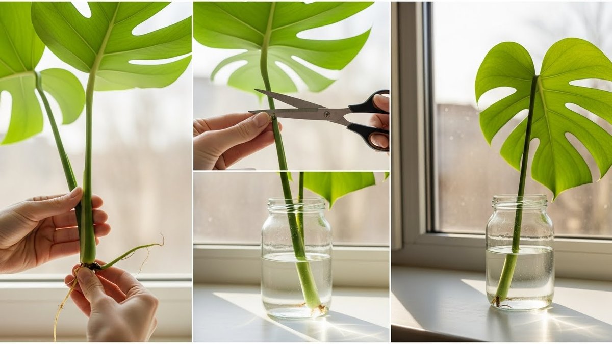 モンステラ 成長点