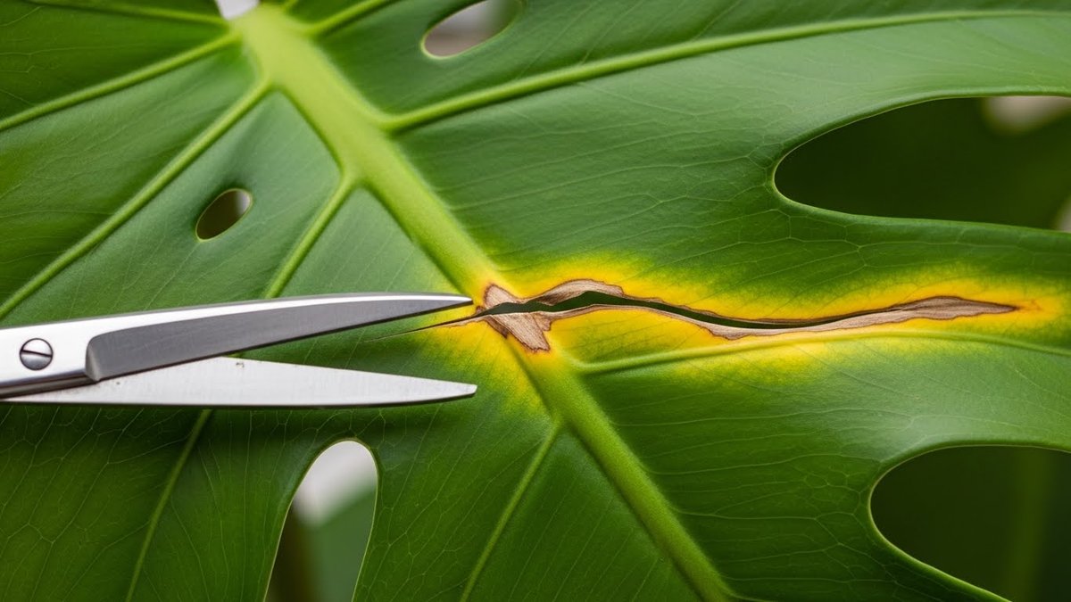 モンステラ 葉焼け