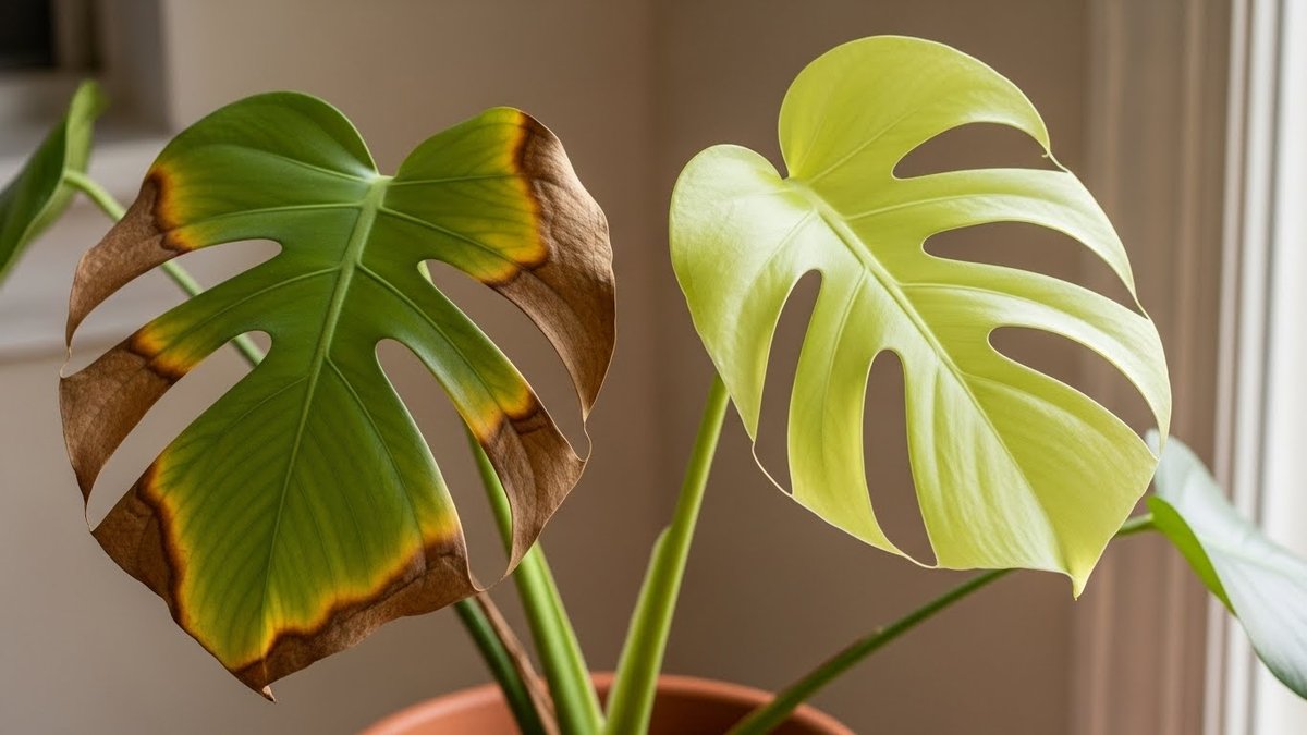 モンステラ 葉焼け