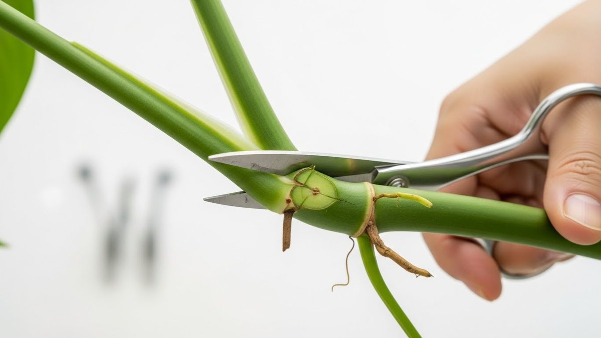 モンステラ 水差し