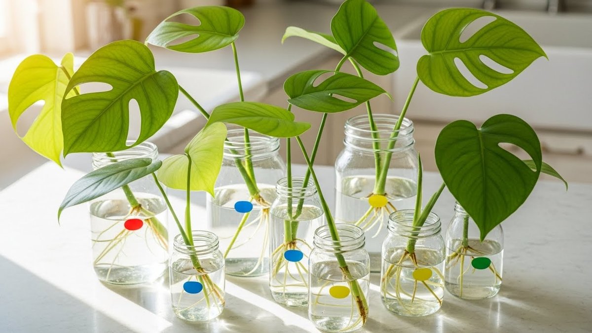 モンステラ 水差し