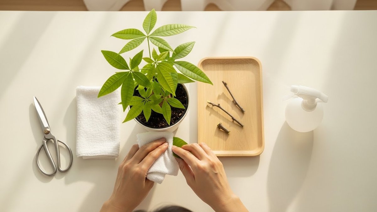 パキラ 剪定 バッサリ