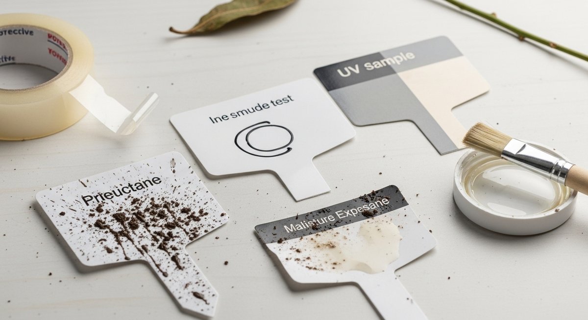 植物 ネームプレート 印刷