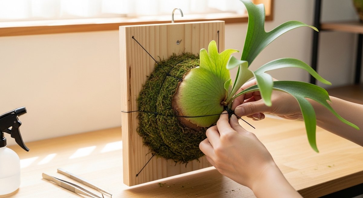 ビカクシダ 板 自作