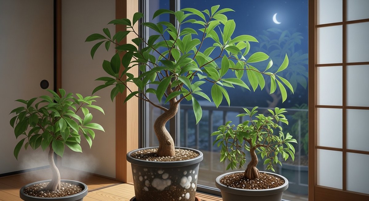 ガジュマル 冬 枯れる