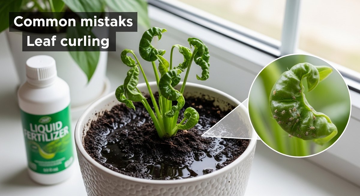 観葉植物 葉が丸まる