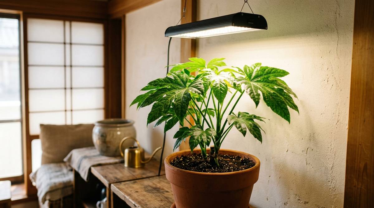 観葉植物 電気つけっぱなし