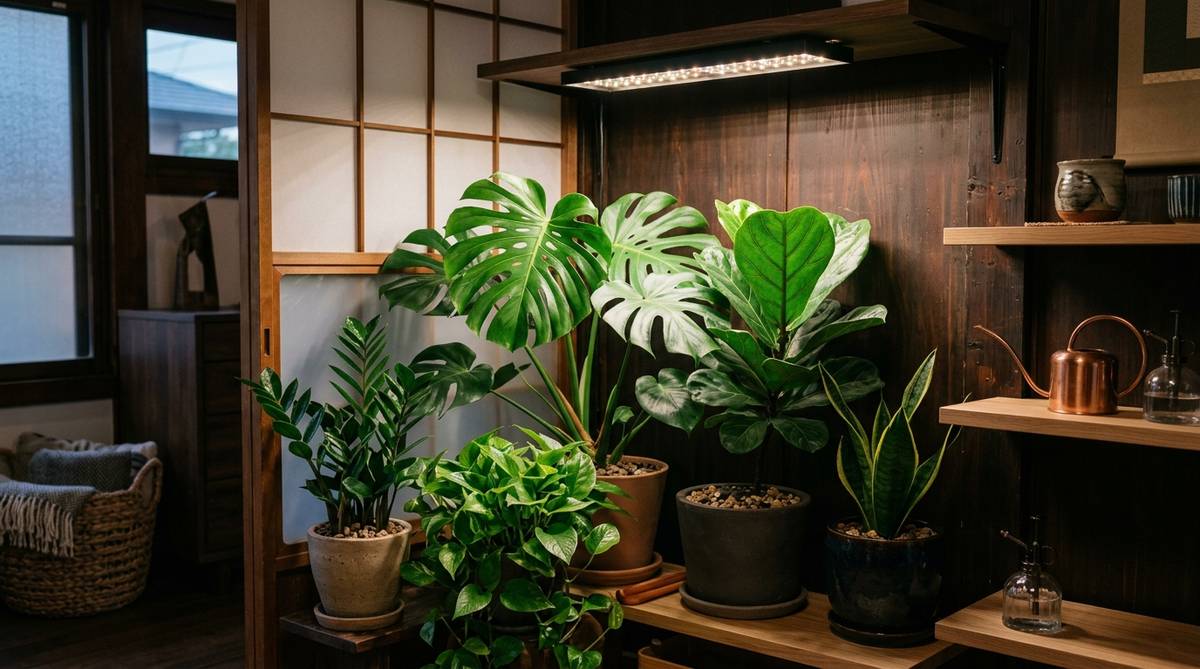 観葉植物 電気つけっぱなし