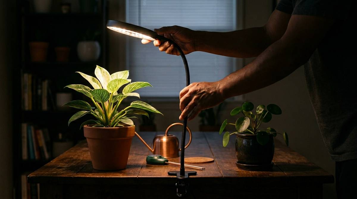 観葉植物 電気つけっぱなし