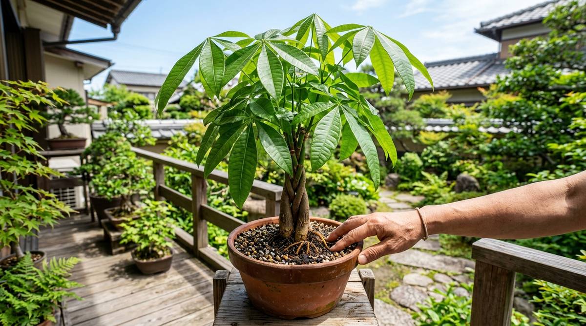 パキラ 外で育てる