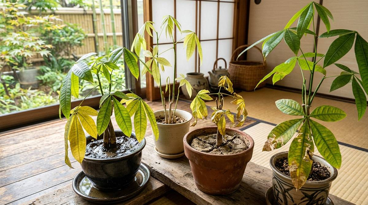 パキラ 黄色くなる
