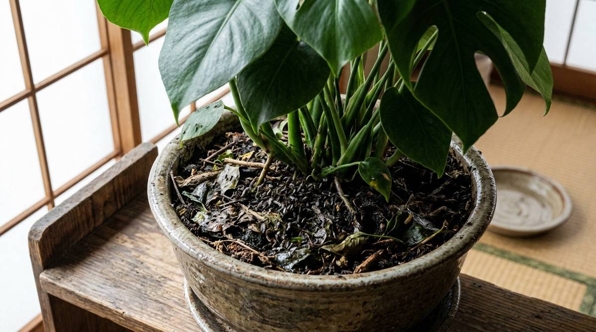観葉植物 虫 黒い 小さい 飛ばない