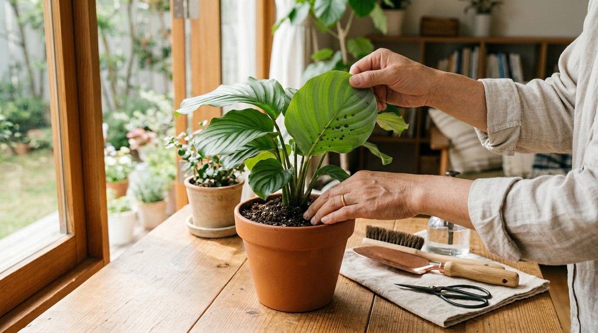 観葉植物 虫 黒い 小さい 飛ばない