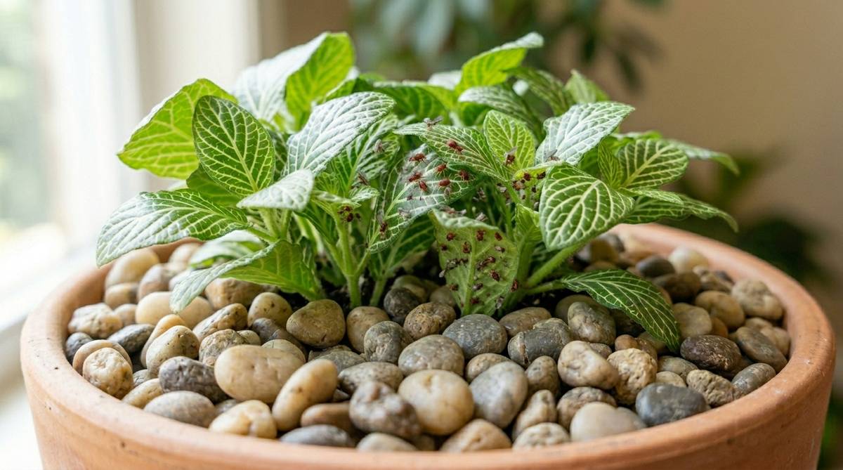 観葉植物 化粧石 虫